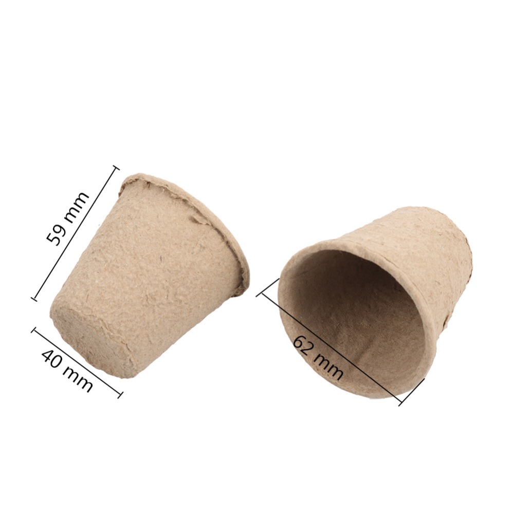 20Pcs 6.2ซม.ป้องกันสิ่งแวดล้อม - Peat Pellet Tray บทวิจารณ์และราคา